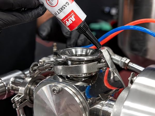 App Gasket HT – Pasta de Juntas Motor | Silicona Alta Temperatura Negra -60°C/+315°C | Masilla refractaria y sellante Resiste - 4