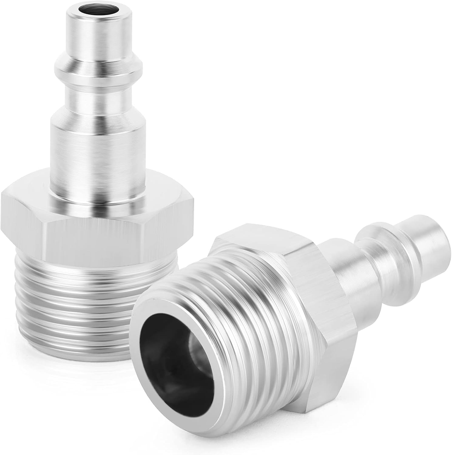 TAISHER Air Hose Fittings, 1/4'' Flow Size, 1/2''MNPT Air Plug, I/M Type, Air Compressor Accessories Fittings(20 PCS) - - 