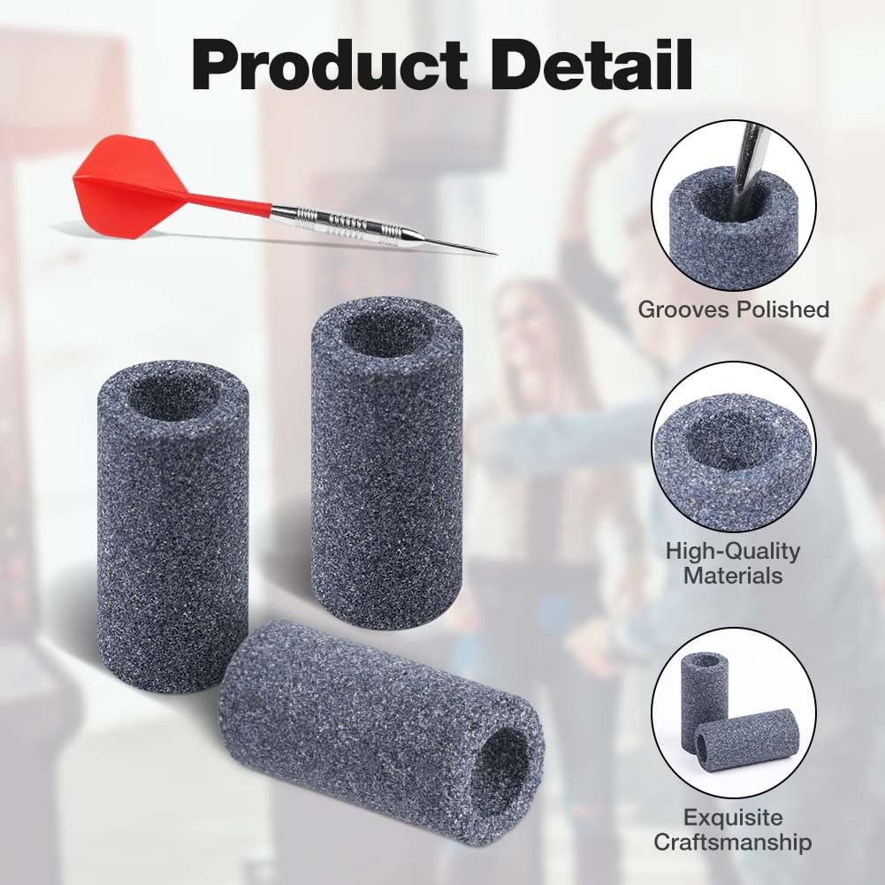 flintronic Pietra Affilatrice per Freccette, Affilatrice per Freccette per Punta in Acciaio, Portatile Affilatrice Freccette, per Affilare Le Freccette in Acciaio Rimuovere Le Sbavature