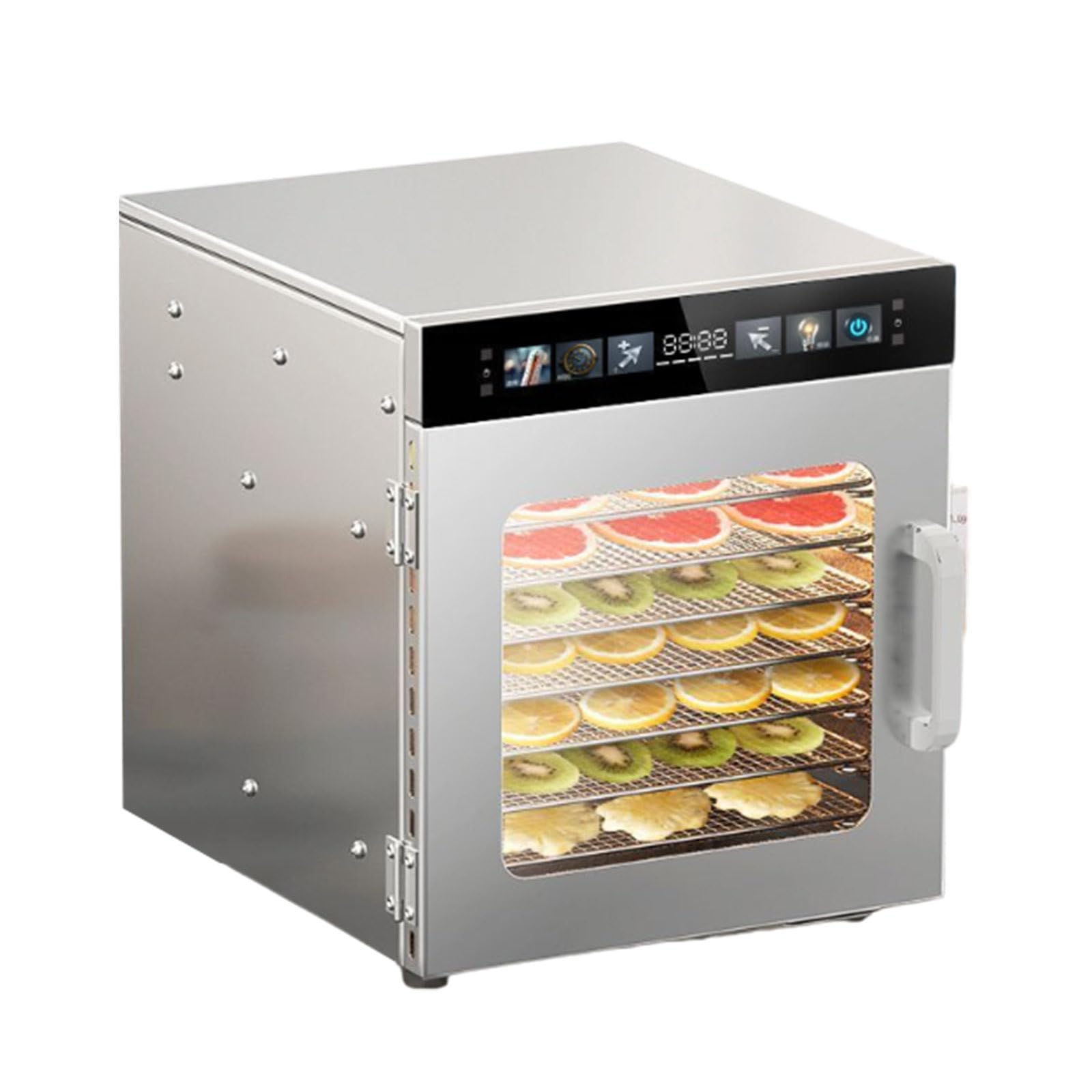 8/12 Layers Food Dehydrators, 400W/1000W Electric Food Dryer Machine, Food Dehydrator Machine, 20~30kg Drying Capacity, with Timing: 0~24
