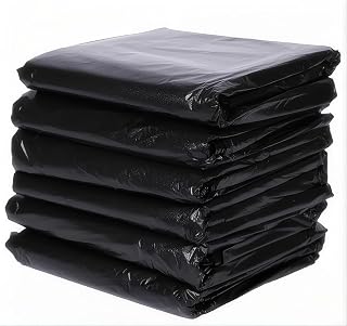 45-48 gallon 39.37 inches wide x 47.24 inches high Large garbage bag, thick and oversized, hotel, oversized plastic bag, disposable commercial and household use (50 pieces).
