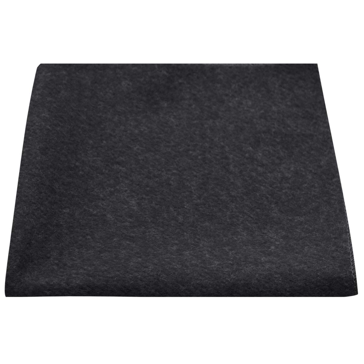 King & Priory Luxury Black Donegal Tweed Pocket Square, Handkerchief, Tweed