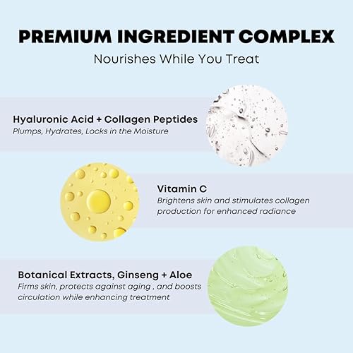 Miniatura 4 de GLOW ROSE Gel conductor de microcorriente prémium para cara, tratamiento facial de RF, activador de microcorriente con ácido hialurónico, colágeno y