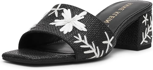 Anne Klein Womens Dolls Black Multi 10 Medium