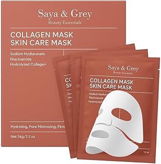 Saya & Grey - Mascarilla facial de bio-coláge...
