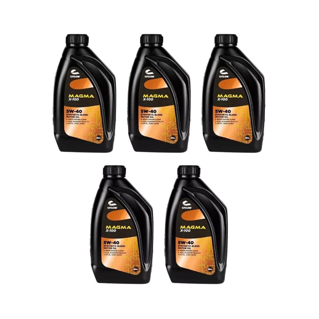 5 litri olio motore sintetico cyclon magma x-100 5w-40