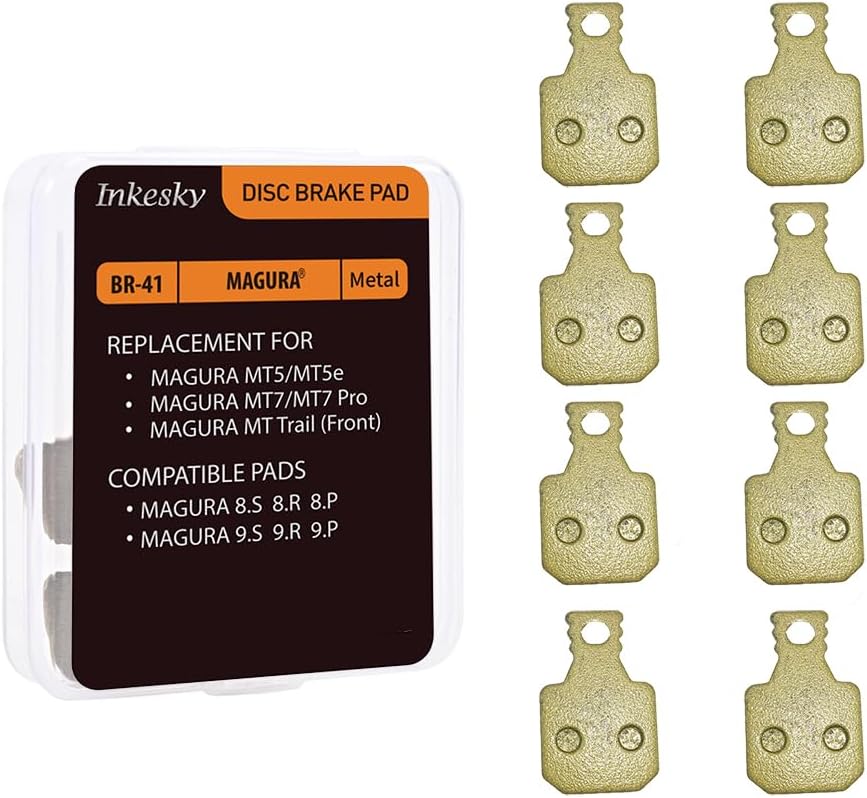 Inkesky 8 Pads Brake Pads Compatible with Magura 4 Piston MT5/ MT7/ MT5E/MT7 PRO/MT Trail Front