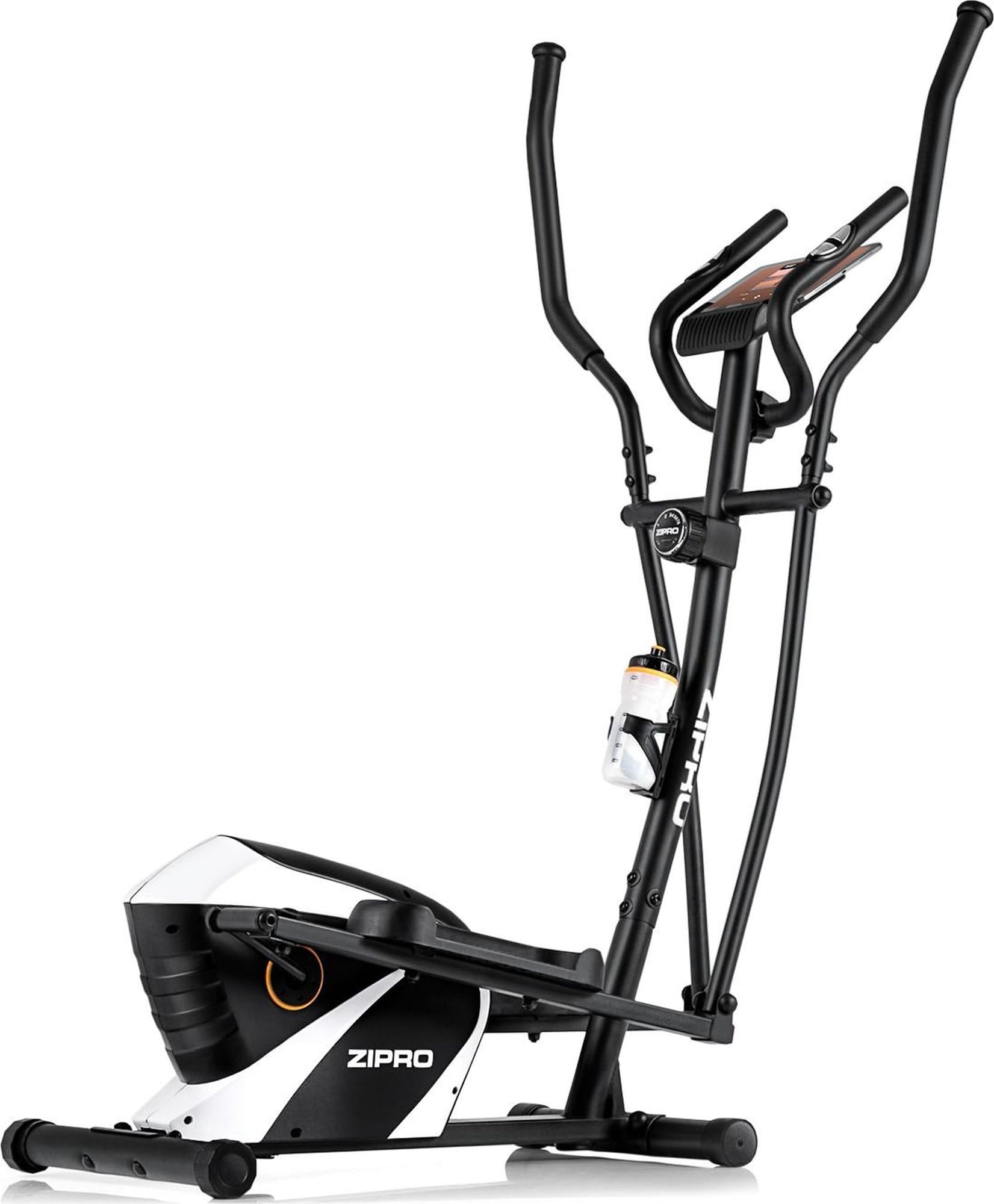Zipro Elíptica Shox, Resistencia de hasta 120 kg, Ideal para el hogar, Equipo de Entrenamiento Cardiovascular, máquinas de Ejercicio, Entrenador doméstico, 8 Niveles de Resistencia