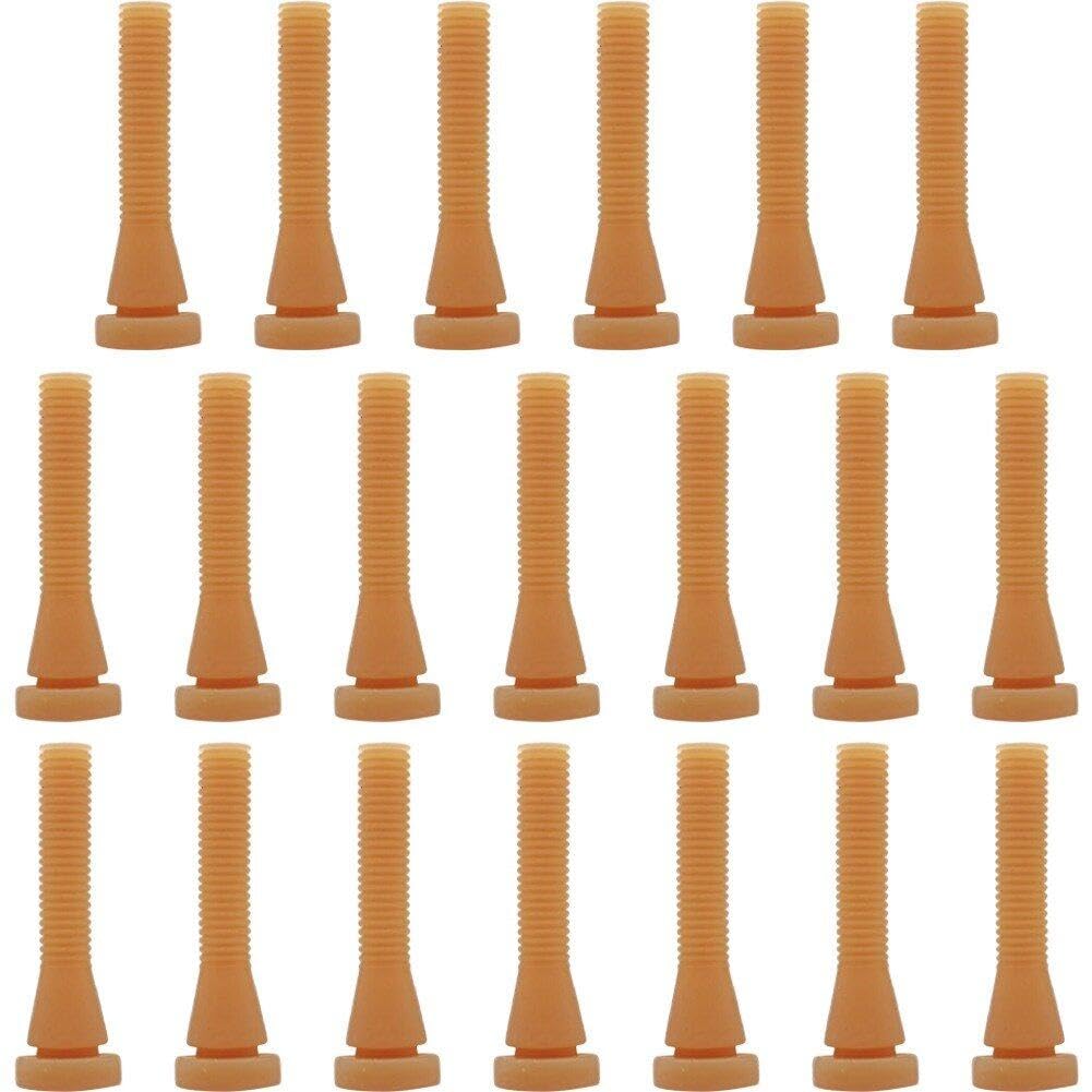 Hrippy Doigts De Plumage De Volaille en Caoutchouc De 6cm, 20 Pièces, Machine D'épilation De Poulet, Plumeur De Canard, d'oie, De Poule, Matériel De Tendon, Tige De Maïs
