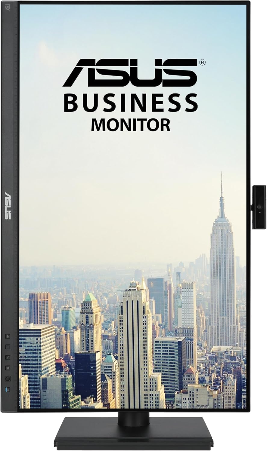 ASUS BE279QFK, Monitor Business da 27” IPS Full HD (1920x1080), Nero | HDMI, Frameless, Webcam FHD Integrata, Microfono e Speaker Integrati, Design Ergonomico, Eye Care, Bassa Luce Blu