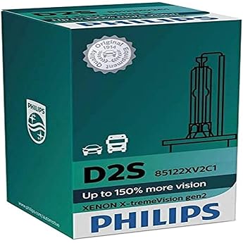 Philips D2S X-tremeVision gen2 xenon headlight bulb +150% 4800 K [Energy Class A]