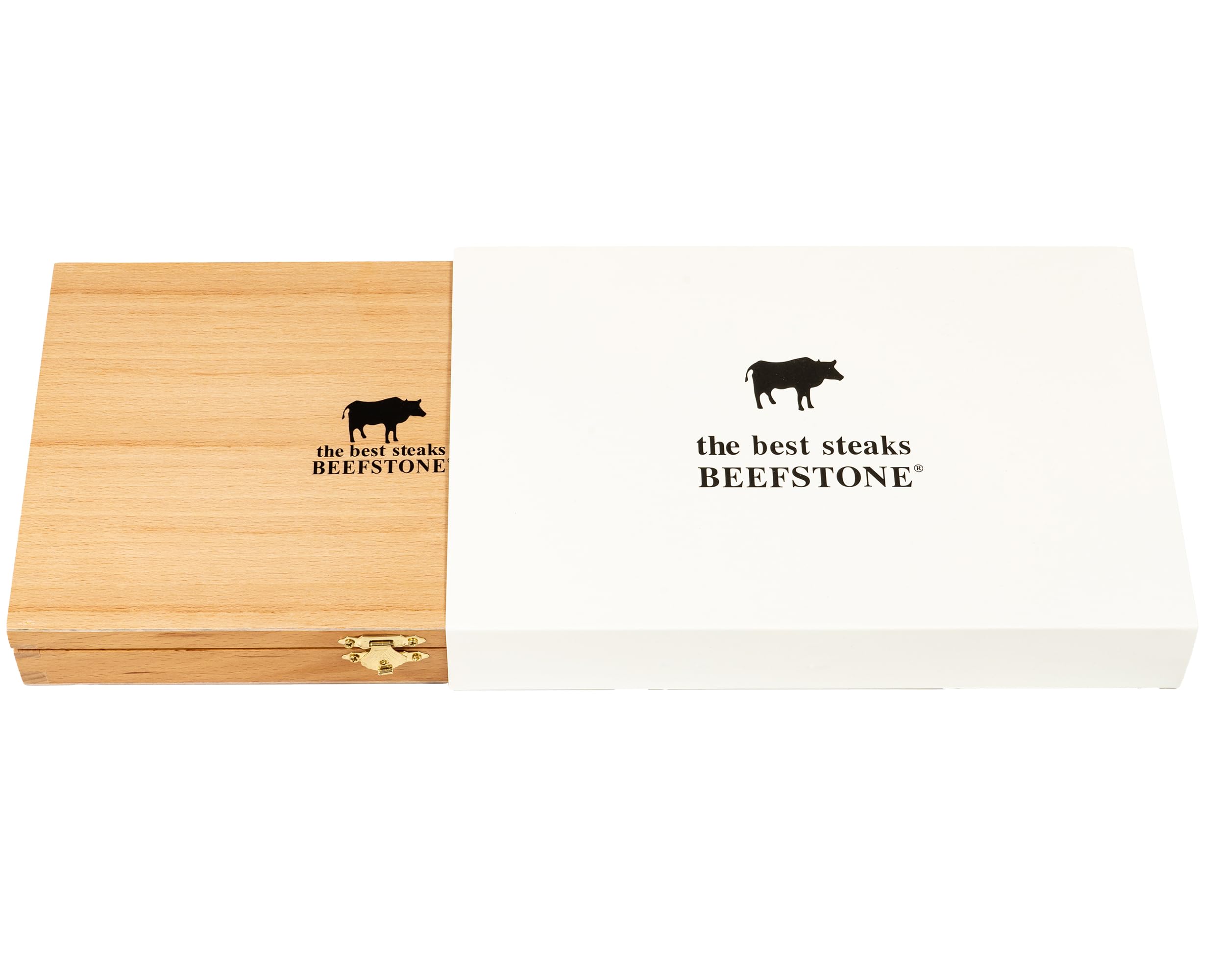 Set de 6 couteaux à steak, couteaux de chef professionnels, manche ergonomique en bois, lame dentelée, idée cadeau avec boîte en bois pour rangement