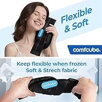 Vista 3 de Bolsa de hielo para el cuello para el dolor cervical y la refrigeración, 2 horas de larga duración bolsa de hielo frío para lesiones en el cuello