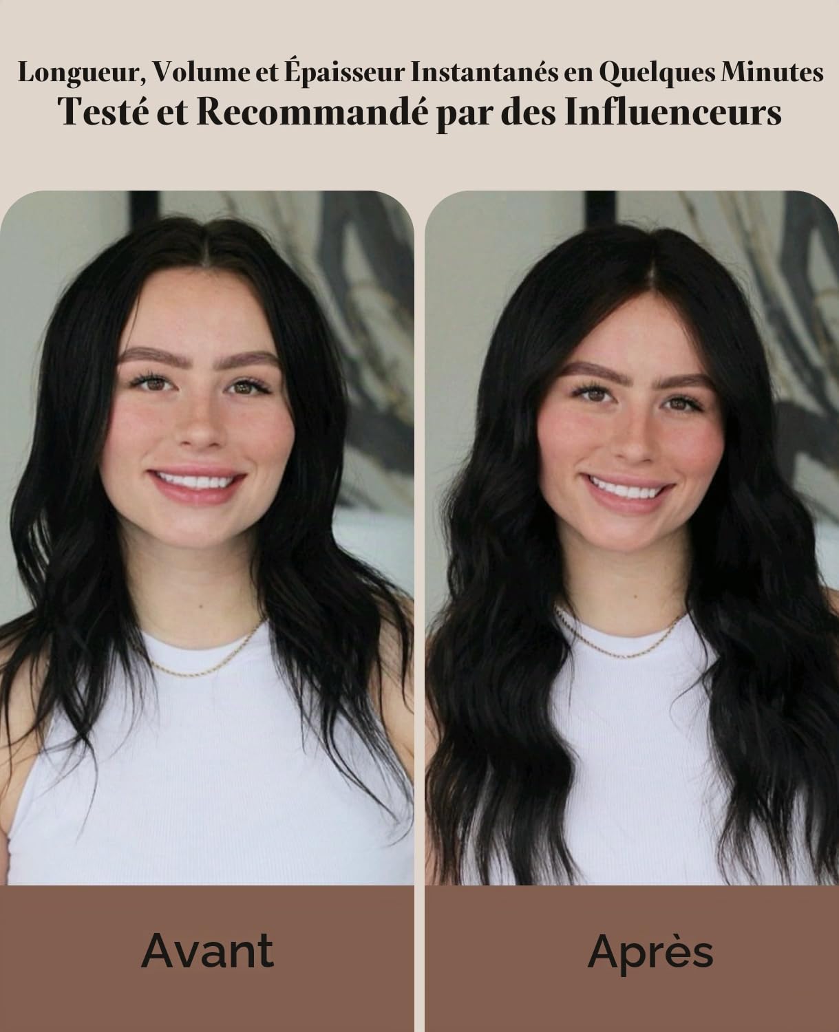 VINBAO Extension de cheveux à clips #1 noir de jais 16 pouces/40cm 100g 6pcs clip extension de cheveux humains remy dans les cheveux humains raides doubles tirés pour les femmes(#1-16pouces)