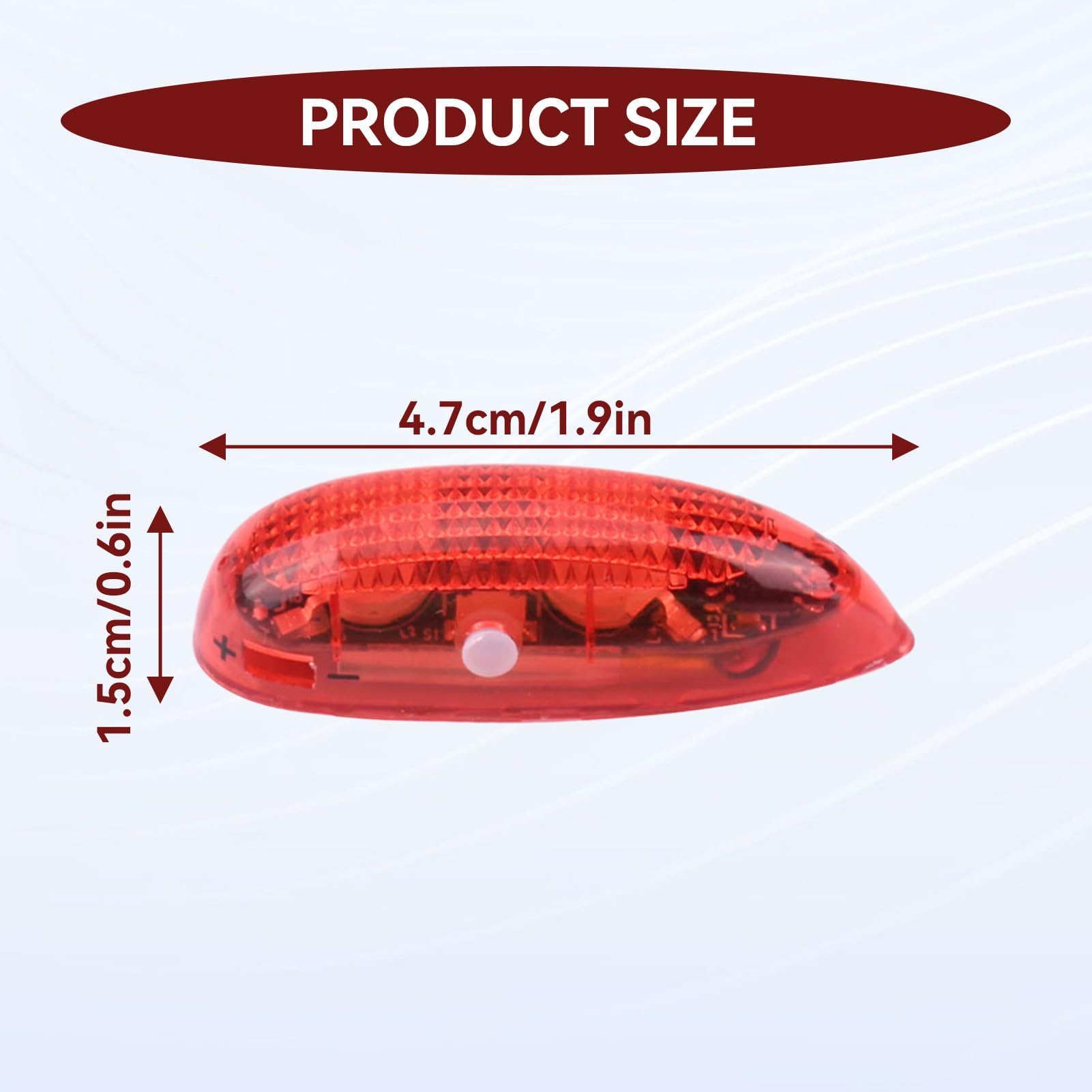 HERCHR Luz para Coche RC, 3 Unidades de luz LED inalámbrica con Flash para dron, para Aviones de ala Fija RC, anticolisión, Intermitente, Advertencia para Drones, Aviones, helicópteros,