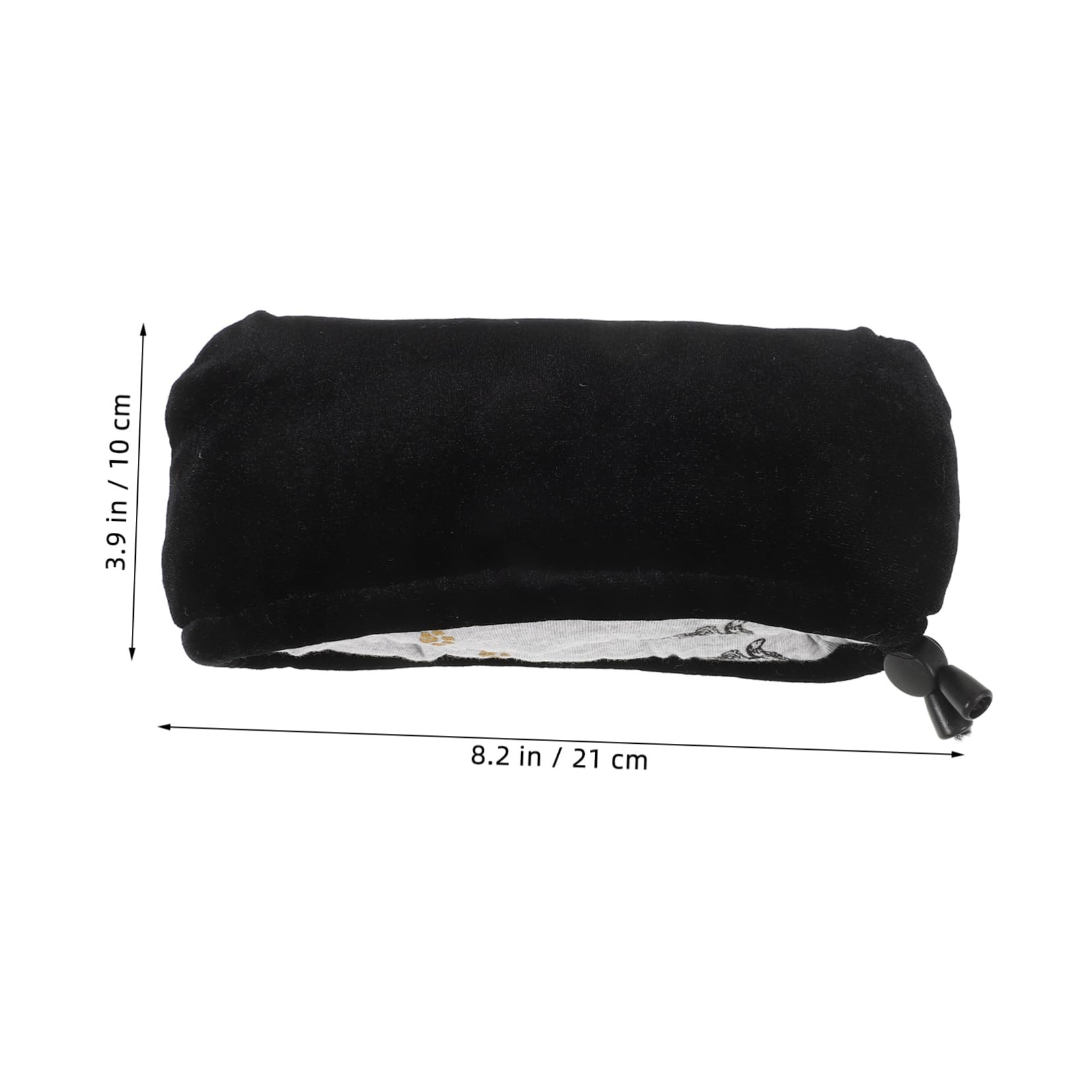 minkissy 5 Pares manga de la axila de muleta Cubierta para muletas Accesorios para muletas cojines para muletas almohadilla para las axilas resistente desgaste cubierta de la axila Black