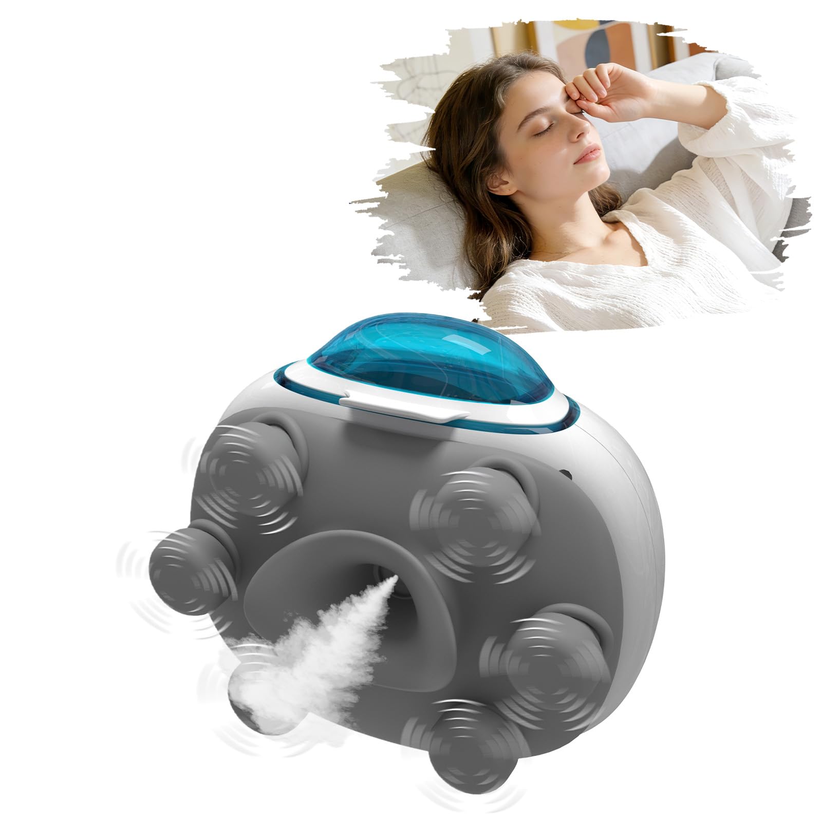 Eye Massager for Dry Eyes Puffy Eyes Dark Circles Eye Strain Relief Handheld 3D Vibration Massager with Optional