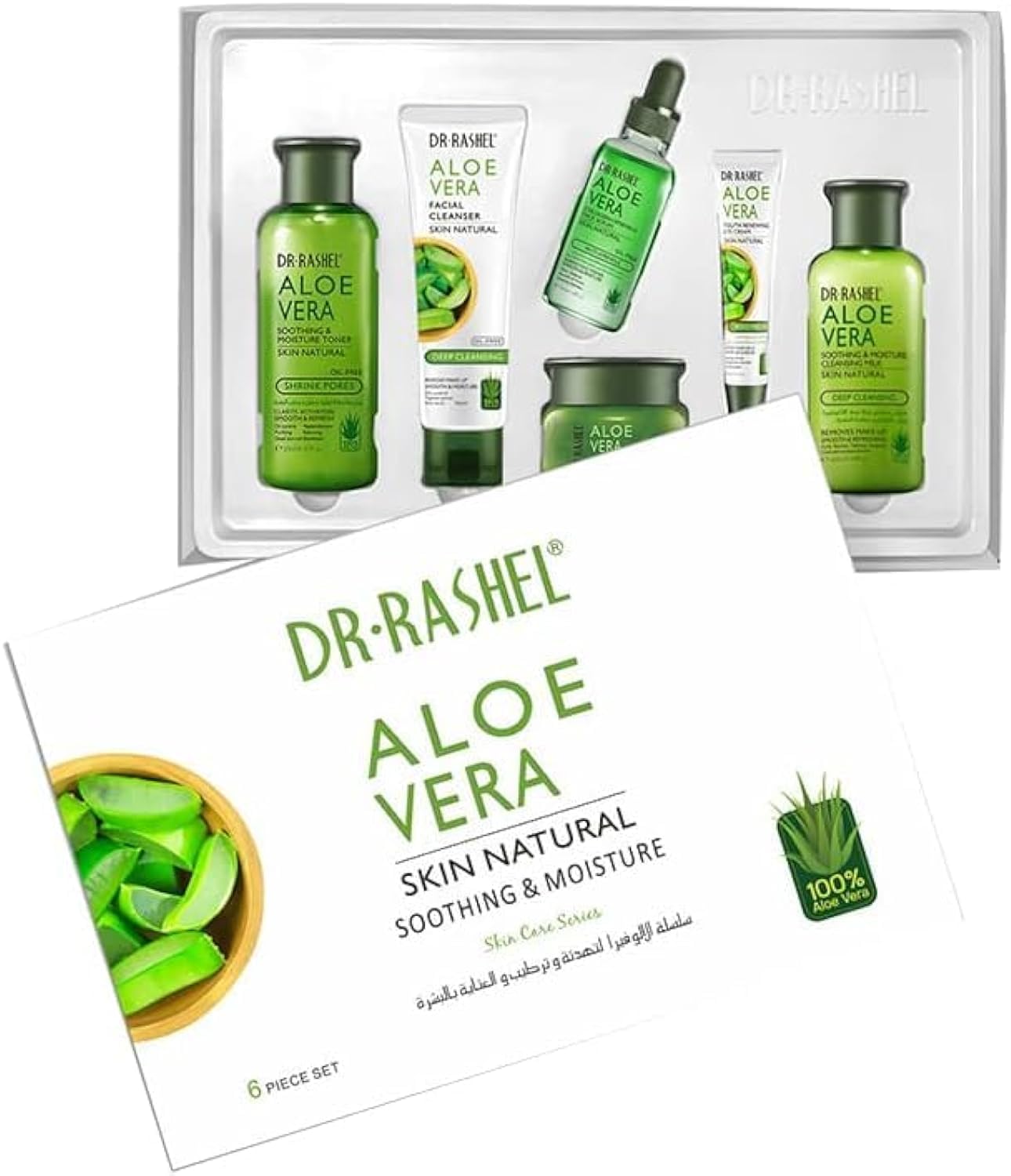 Dr. Rashel Aloe Vera Skin Natural Soothing & Moisture Series 6 Piece Set