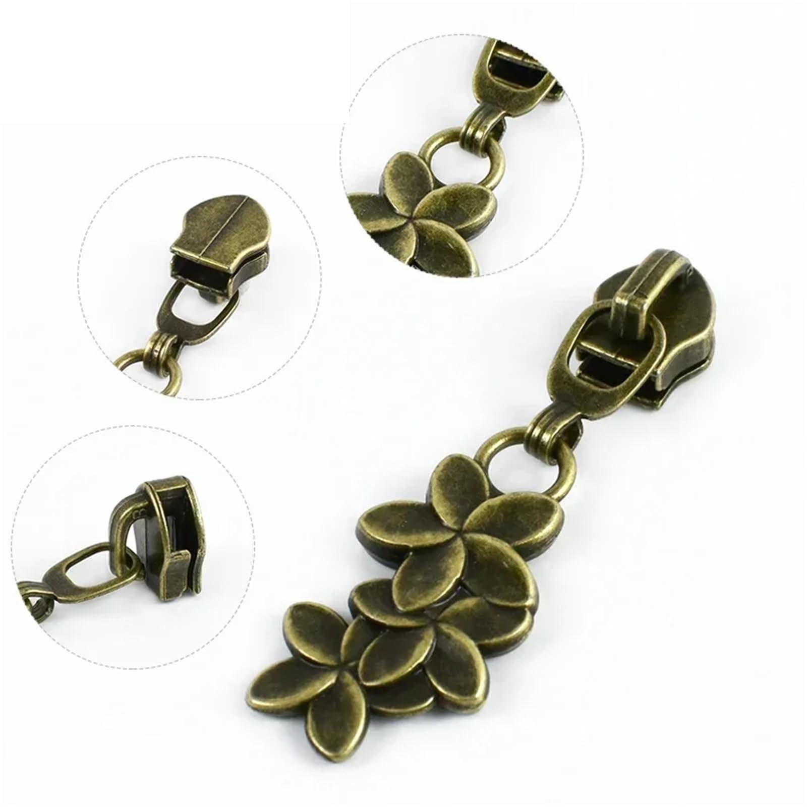 2/3/5/10M 5# Cerniera in nylon con cursore Fiore Zip Estrattore Decor Cerniere for borsa Indumento Chiusura con zip Kit Per Giacca e Cappotto