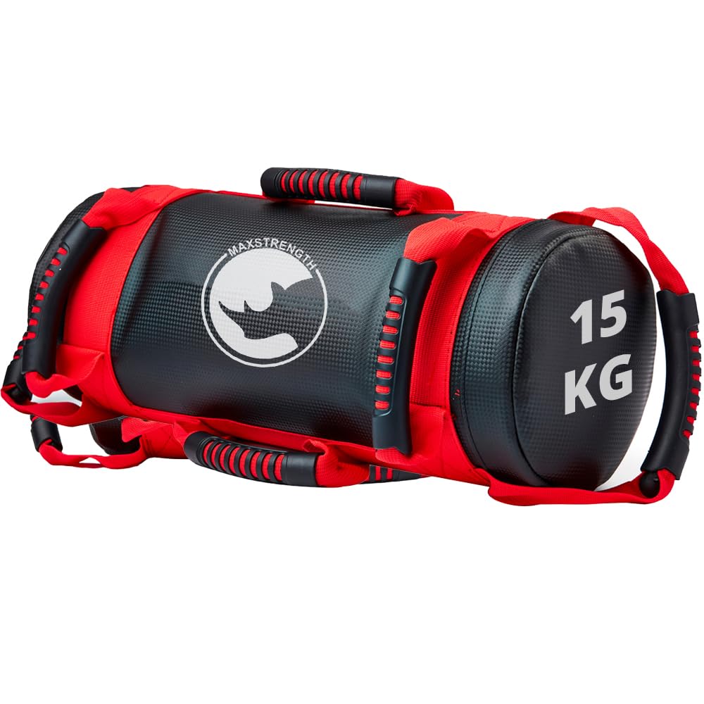 MaxStrength Boxsack gefüllter Sandsack, 5 kg, 10 kg, 15 kg, 20 kg, Cross-Fit, Training, MMA, Gewichtssäcke