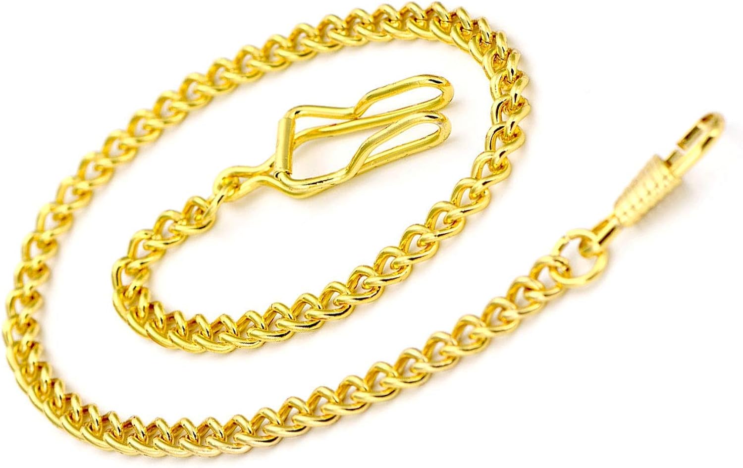 BOSHIYA Pocket Watch Chain for Men Gold Vintage Metal Alloy