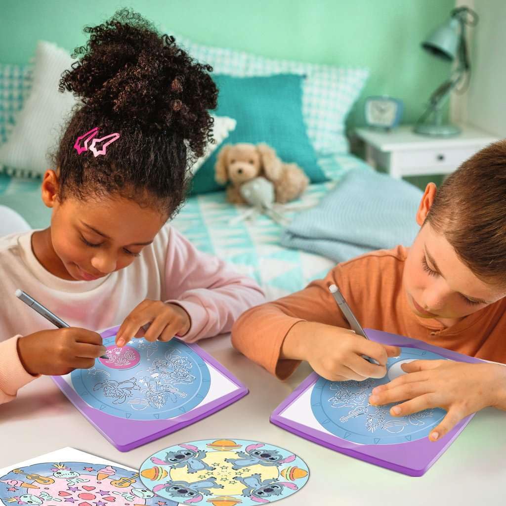 Mandala-Designer Midi Disney Stitch: Zeichenset für endlose Mandalas