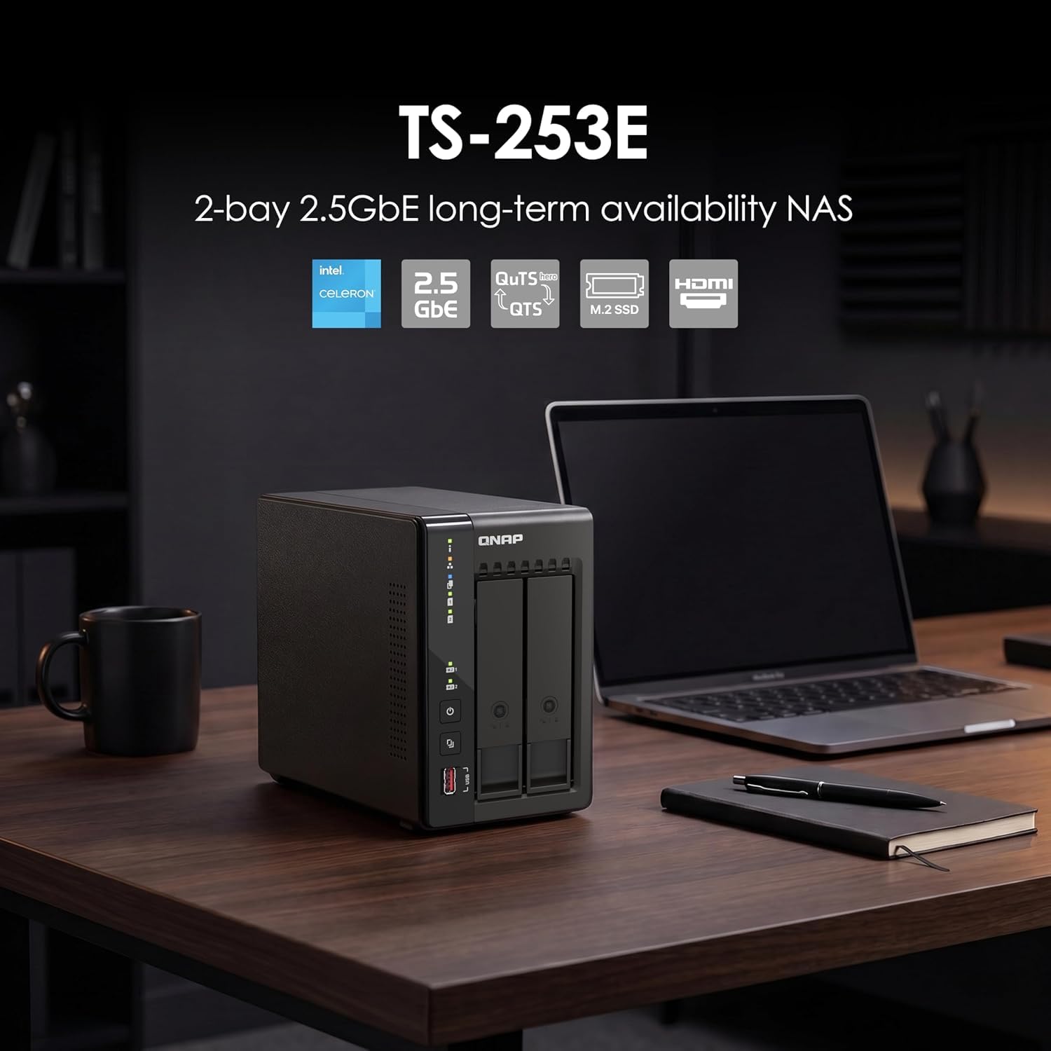 QNAP TS-253E NAS - Compact & Powerful Storage -2
