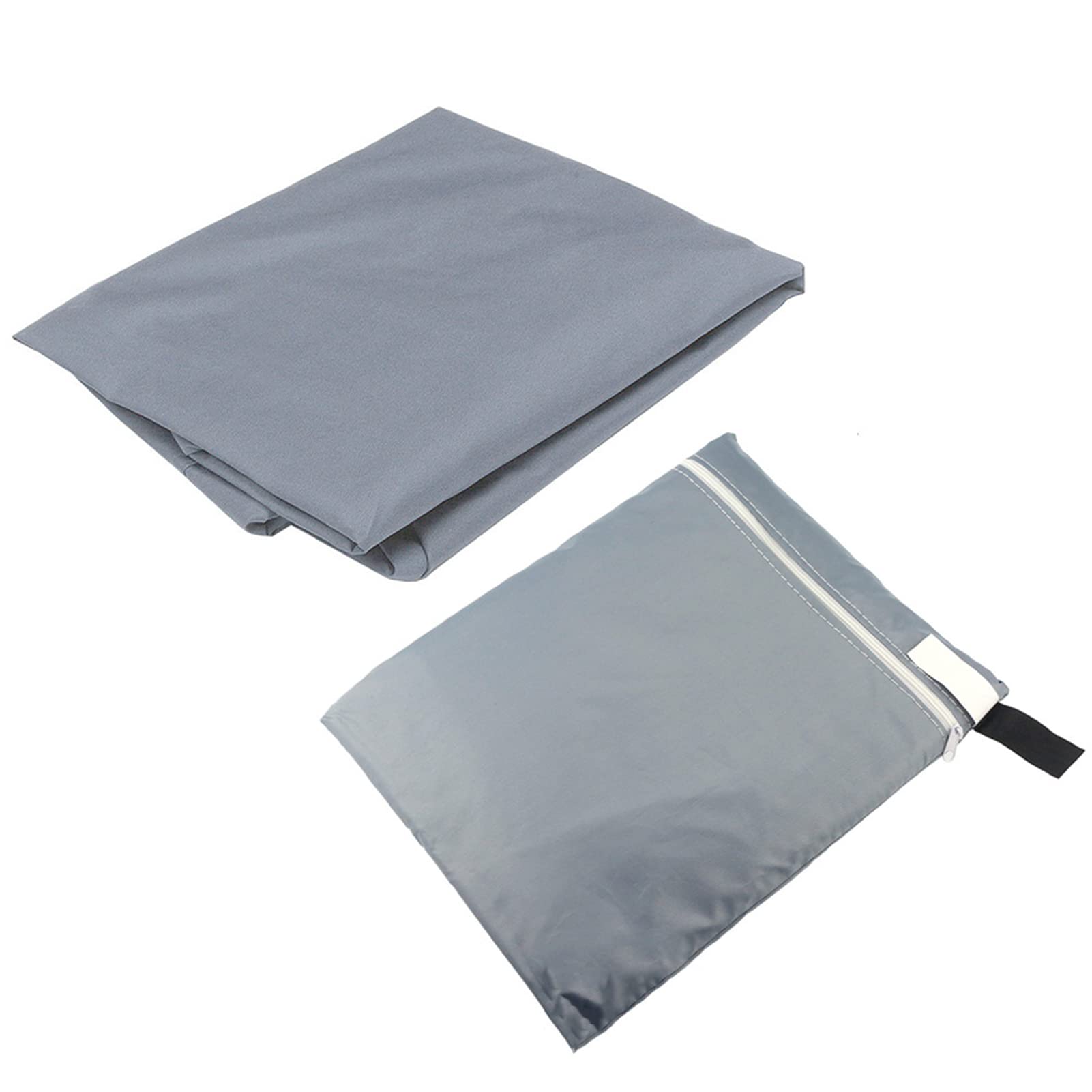 Copertura per tavolo da ping pong, pieghevole per attività all'aperto, tessuto Oxford 210D per tutte le condizioni atmosferiche, impermeabile, antipolvere, grigio, 165 x 70 x 185 cm