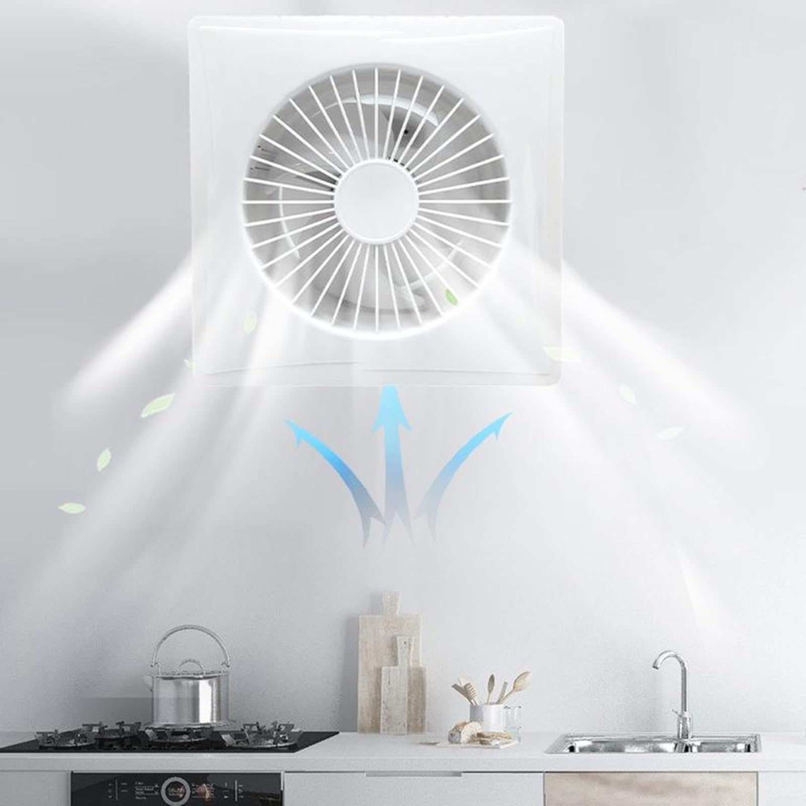 FACAIIO Pannello solare ventola 12V 8W anti-zanzare valvola di ritegno scarico per serre capannoni