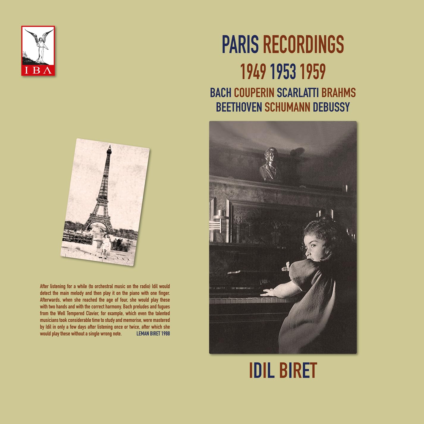 BIRET, Idil - Idil Biret: Paris Recordings 1949 1953 1959 - Vinyl (LP)