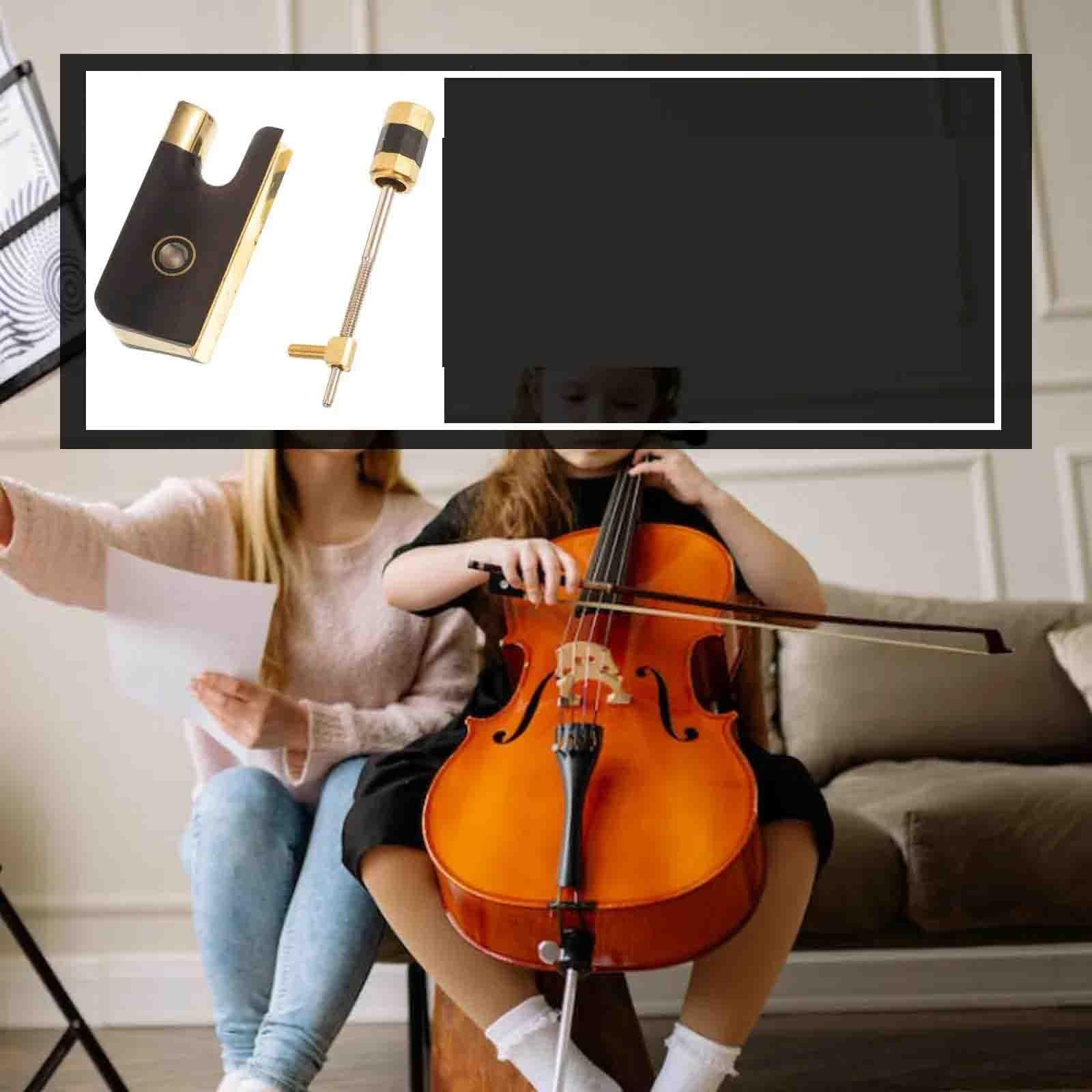 Kit Accesorios Violín 1 Juego De Kits De Reemplazo De Ranas De Violín De Ébano Un Práctico Accesorio Para La Reparación De Instrumentos Musicales(5.2X2.3X1.5CM)