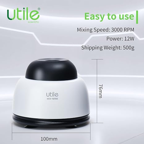 Utile Mini Vortex Mixer for Paints,Tattoo Ink,Nail Polish,Lab Tubes