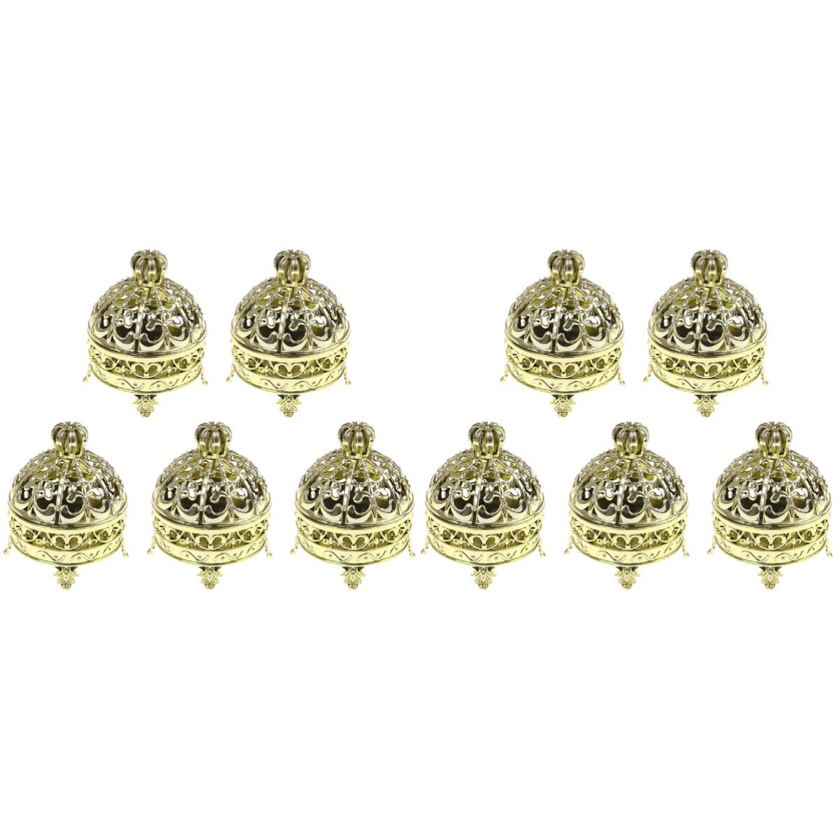 CabilockCandy Container 10 Pcs Crown Buckets Tea Tin Chowards Chocolate Cookie Jar Biscuit Jar Tea Containers Tea Canister Christmas Tins Choclates Tea Storage Jar Candy Box