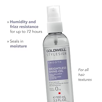Goldwell StyleSign Weightless Shine-Oil | High Shine + Frizz Control, 100ml