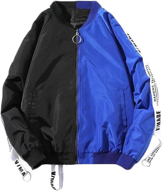 Amazon Debangni メンズ Ma 1ジャケット 春 長袖 薄手 ブルゾン ジャンパー バイカラー 個性 シンプル スタジャン 野球服 ゆったり ストリート系 カジュアル アウター 韓国風 ヒップホップ系 コート ジャケット 通販