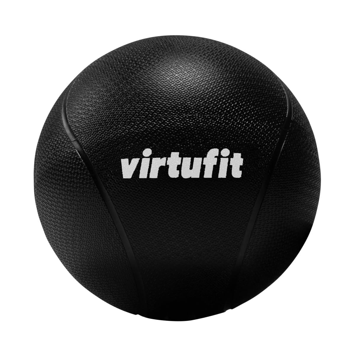 VirtuFit Piłka lekarska Pro - piłka lekarska - 2 kg - guma - czarna