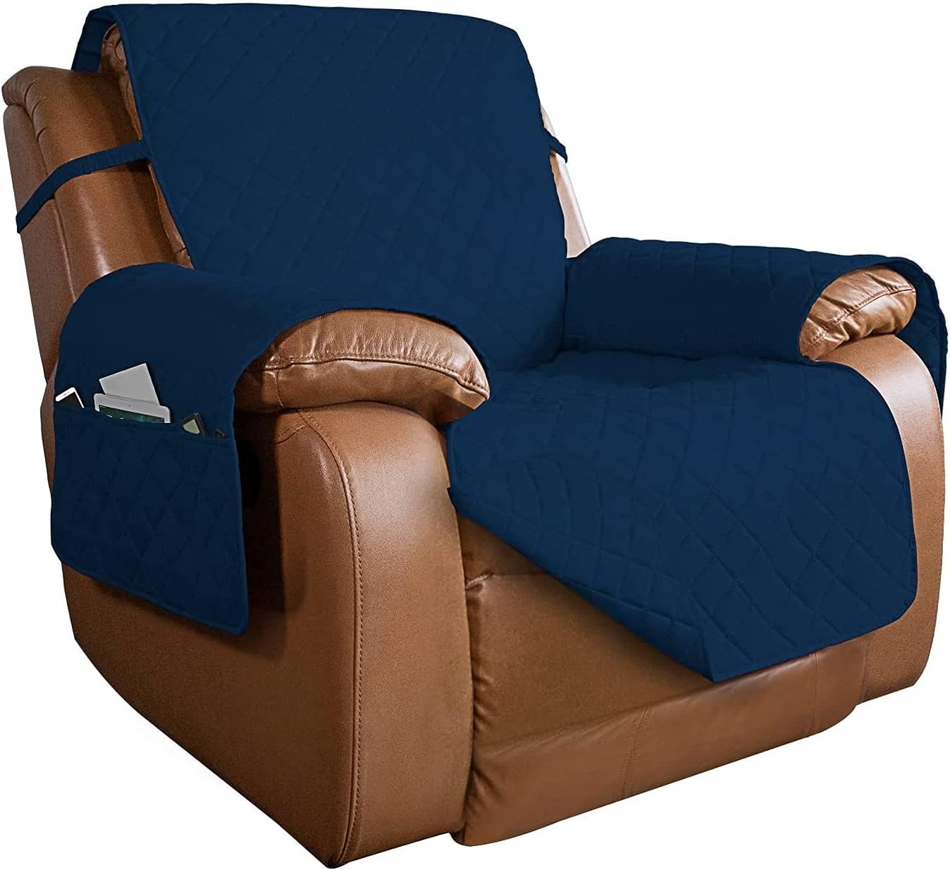 PureFit Reversible Quilted Oversized Recliner Sofa Cover