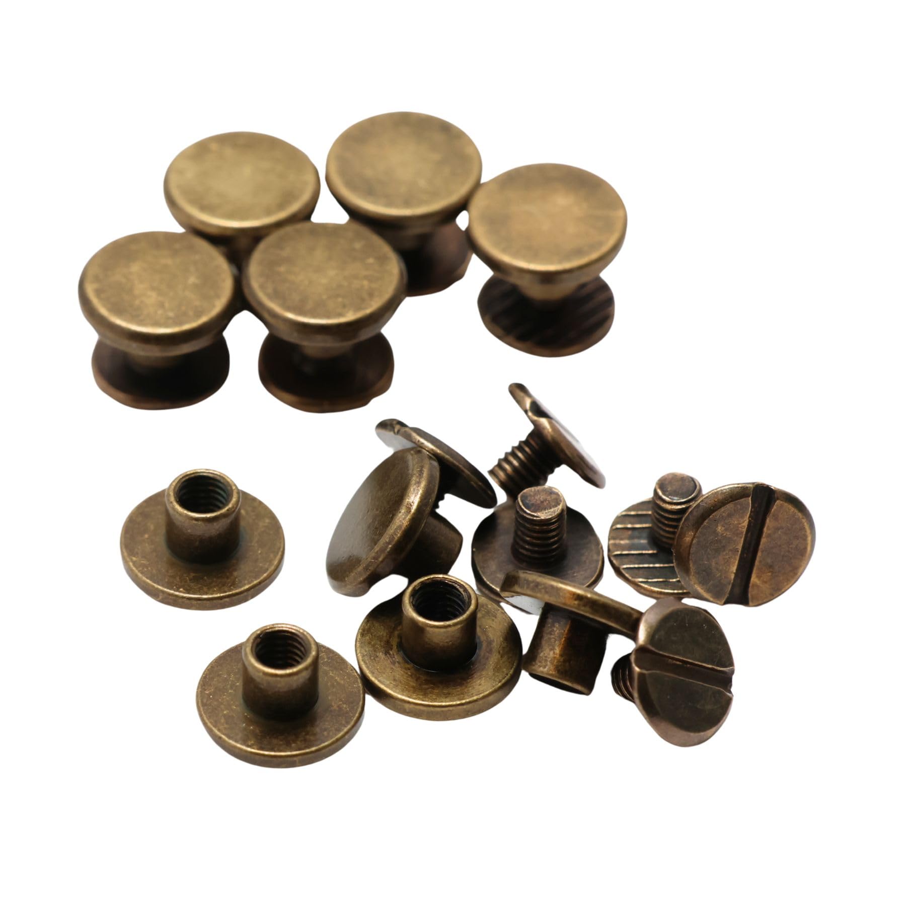 シカゴスクリュー Amazon.co.jp: 送料込み　リベット　締め釘　鋲　RIVET　管理番号　210191 ネジ式カシメ リベット 底鋲 9mmx5mm その他