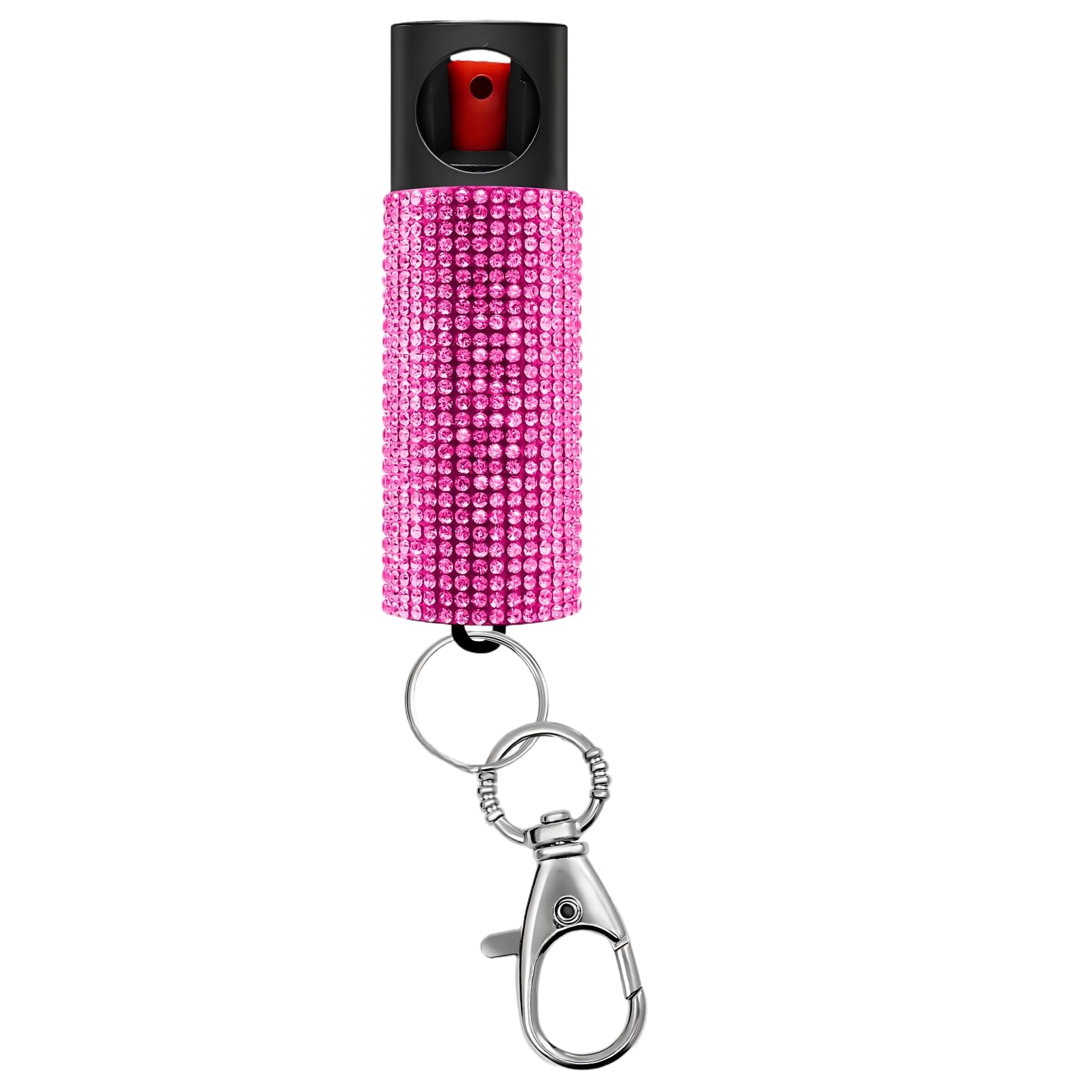 Gel Spray Personal para Mujer, Marcador Rojo y UV 48H, Strass, Chorro Lineal 3-4M, 20ml 20 Pulverizaciones o 10s Continuos, Regalo Cumpleaños Estudiante Campus Deporte Senderismo Parque, Legal España