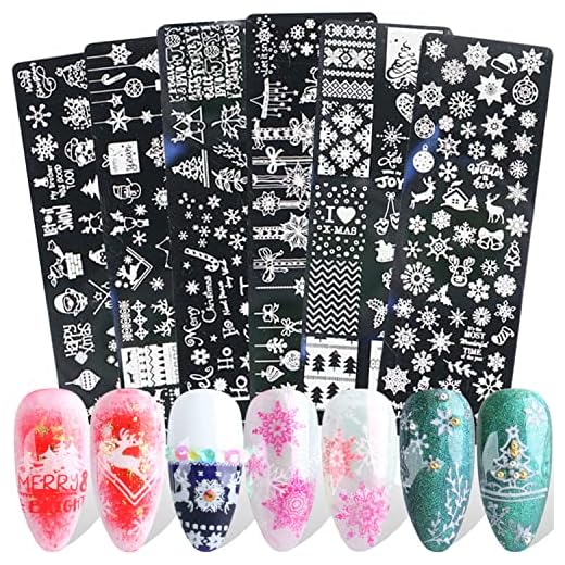 Stamping per Unghie Nail Art Stamping Natale