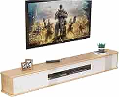 Mobile TV Galleggiante 142cm Con 4 Cassetti - Per Parete, Legno Massello, Capacità 50kg - Foto 11