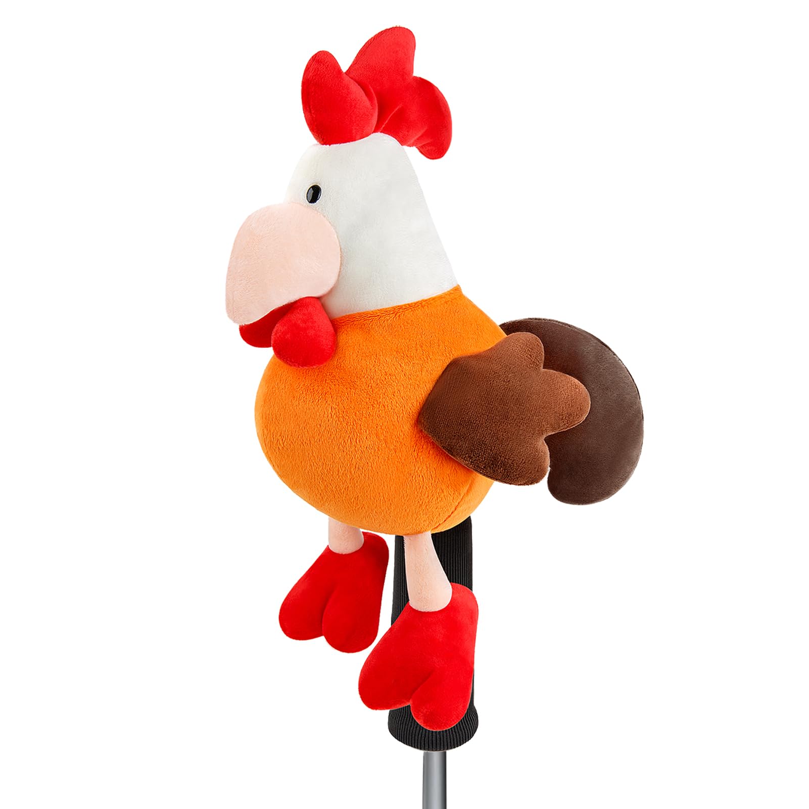Funny Chicken Golf Headcover, Animals Plush Golf Club Head Covers, Small Size Fits Hybird and Irons, Large Size Fits Standard 461cc Driver Head — image 1