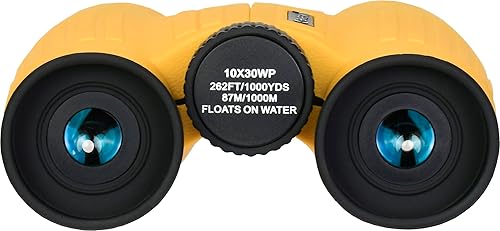 Miniatura 6 de BARSKA 10x30 WP Floatmaster Binoculares (lente azul, amarillo)