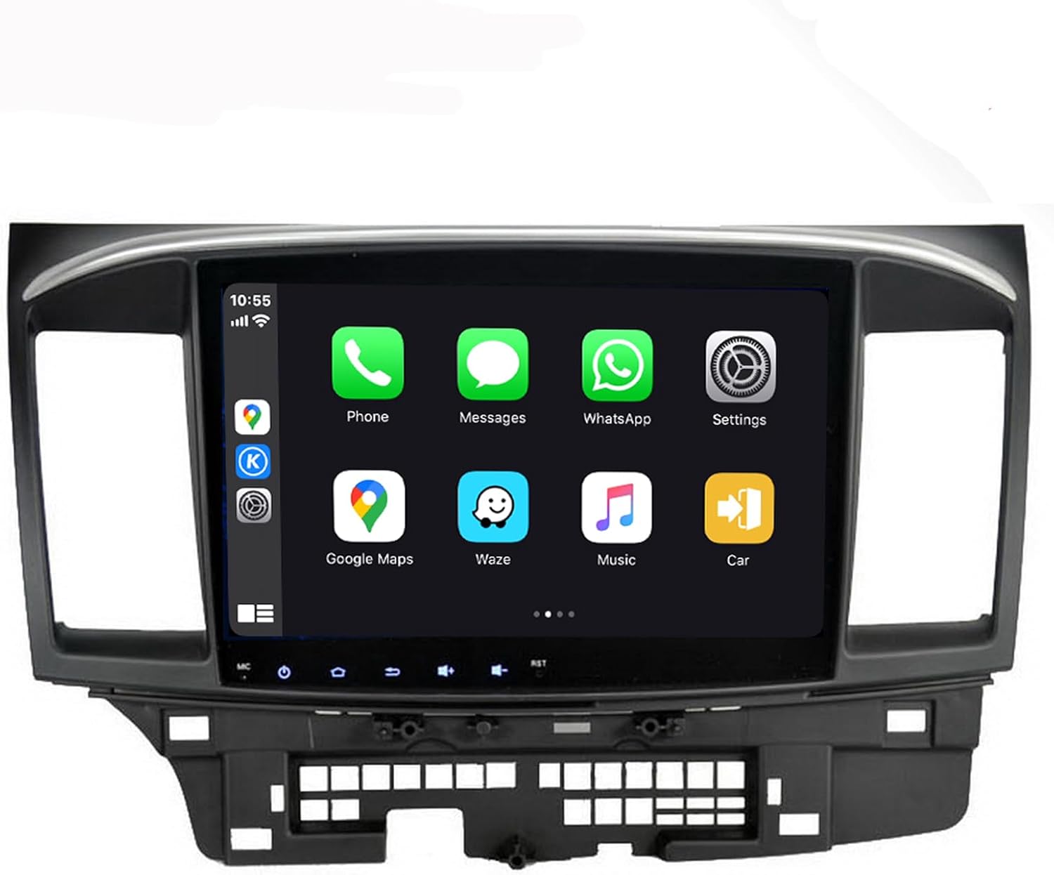 SYGAV Android Car Stereo for 2008-2013 Mitsubishi Lancer EVO X Head Unit with Carplay OEM Rockford Fosgate AMP Radio GPS Navigation