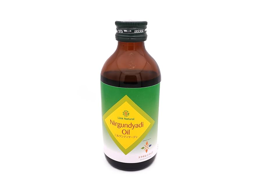 リンクナチュラル薬草オイル（180ml×4） Amazon.co.jp: LINKナチュラル ニルグンディヤーディ 180mL