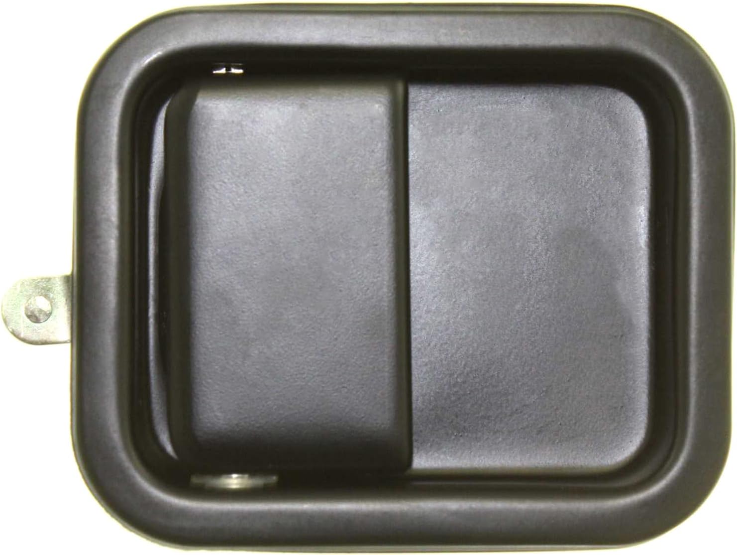 Exterior Front Door Handle Compatible with JEEP WRANGLER 1987-2006 LH Smooth Black Full Door Type Metal (Zinc)