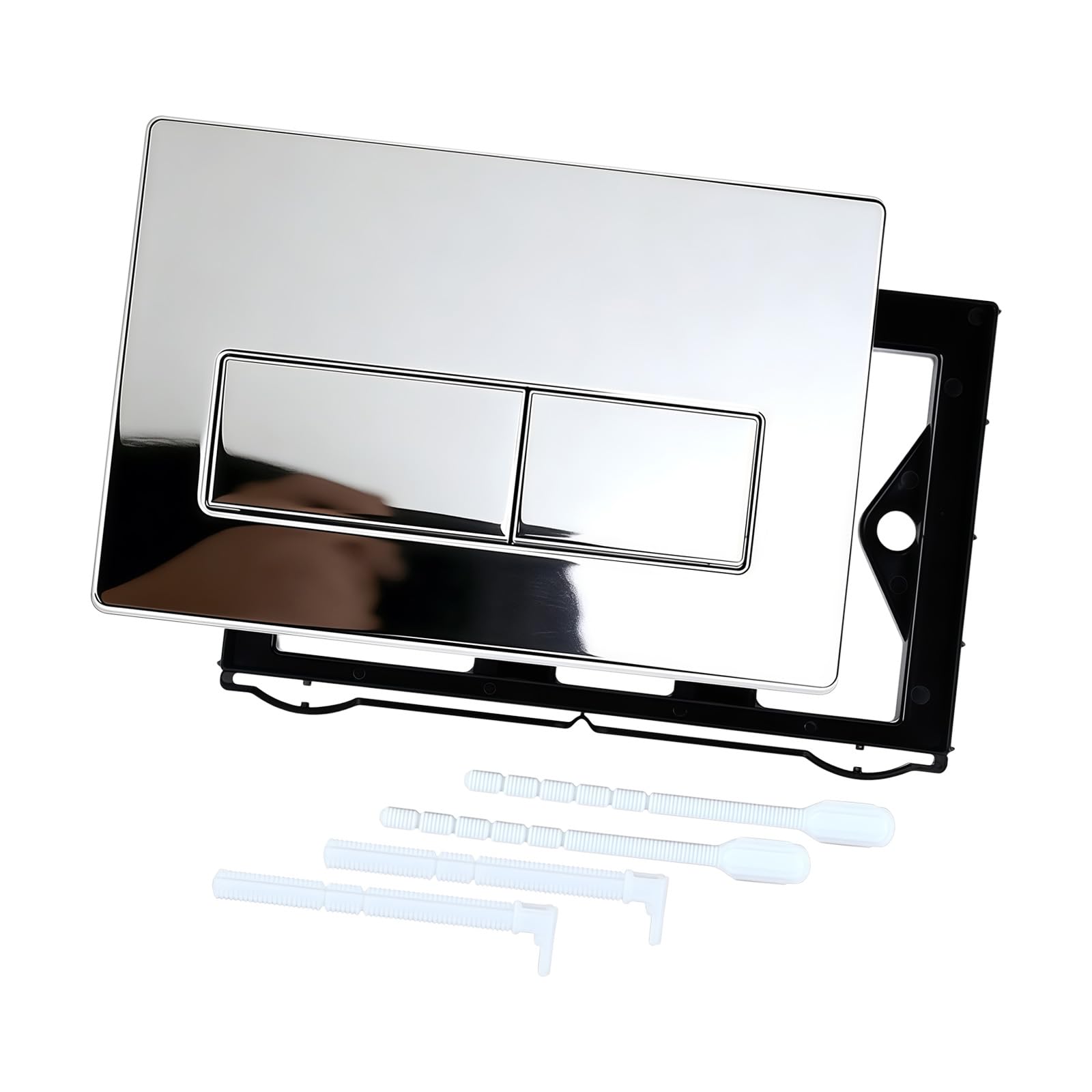 Upgrades Water Tanks Button Panel Construction Easy Installs Strong Bathroom Flush Panel for Bathroom Permanent ABS Wash
