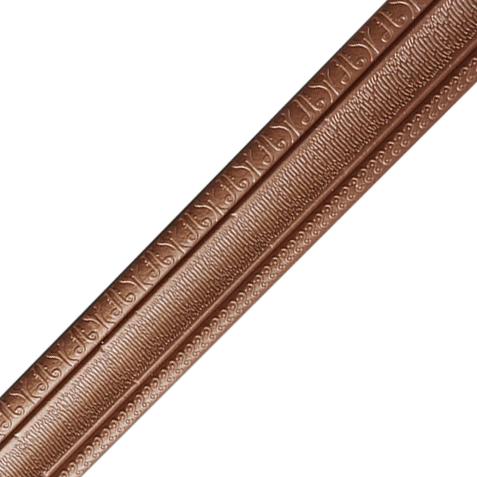 Listwy przypodłogowe, Samoprzylepna listwa przypodłogowa z pianki 2, m x 8 cm w sztyfcie, 3 szt(Brown)