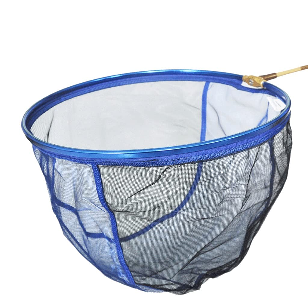 Rete da pesca Pesca Landing Net 35X35X26CM Telescopico Rete da Pesca per Carpa Trota Pesca In Lega di Alluminio Dip Net Net Net Fish Net (Colore: Blu, Dimensioni: 35X35X26cm)