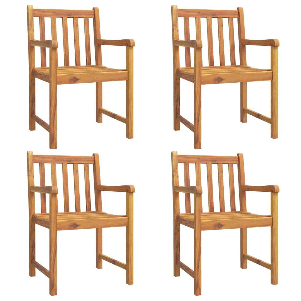 Krzesła ogrodowe 4 szt. 56x55,5x90 lite drewno akacjowe, krzesła ogrodowe, fotel ogrodowy, plastikowy zewnętrzny fotel ogrodowy